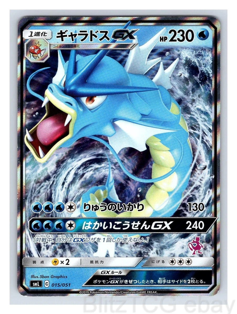 ⑨ PSA10 ギャラドス gx 015/051 Gyarados GX 015/051 Sml: Sun & Moon Family Pokemon Card Game for