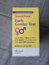 SEALED Myriad Sneak Peek Early Gender Test 99 Accuracy, Learn Gender at 6 Weeks