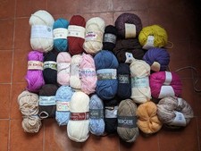 1.4KG MIXED LOT luxury brands Sublime Rowan Deb Bliss WYS KNITTING WOOL YARN DK