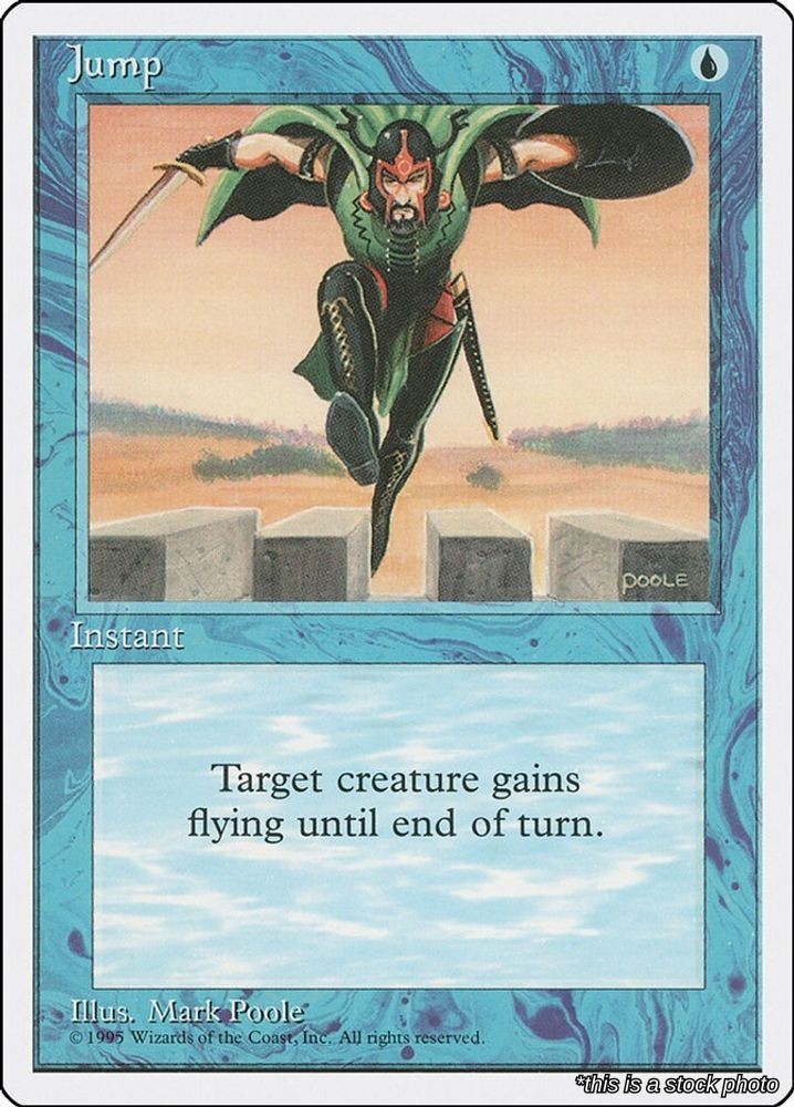 Jump (4ED 79), Normal, Fourth Edition, MTG