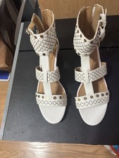 White And Gold Sandals