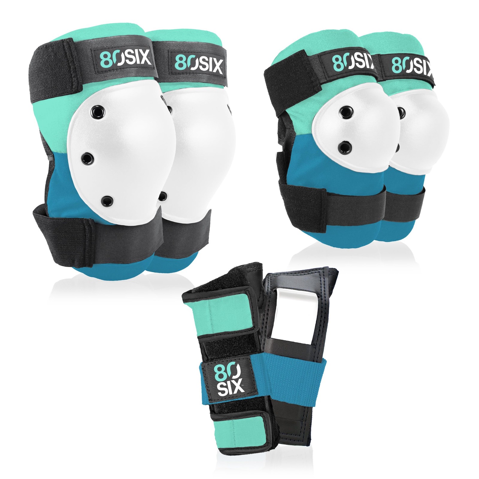 MultiSport Pad Set&ndash; Protective Gear for Skateboarding, Biking, Roller Skating...