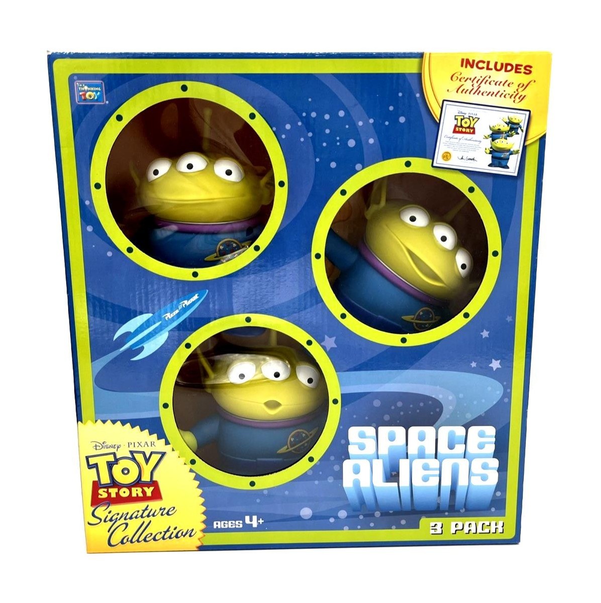 Toy Story Signature Collection Space Aliens 3-Pack Set COA Film