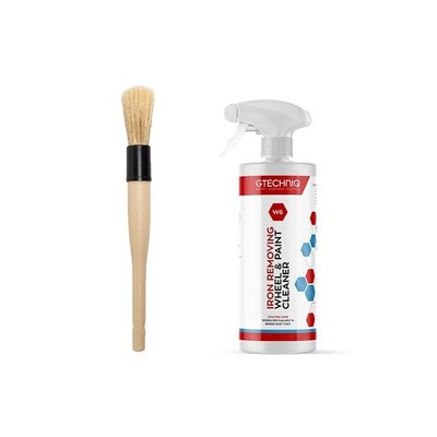 Gtechniq W6 Iron Removing Wheel & Paint Cleaner 500ml with brush
