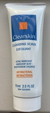 AVON Clearskin Cleansing Scrub Exfoliant 2.5 oz Facial - New in Tube NOS