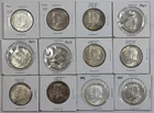 Lot of (12) 1964 Kennedy Half Dollars, 90% silver