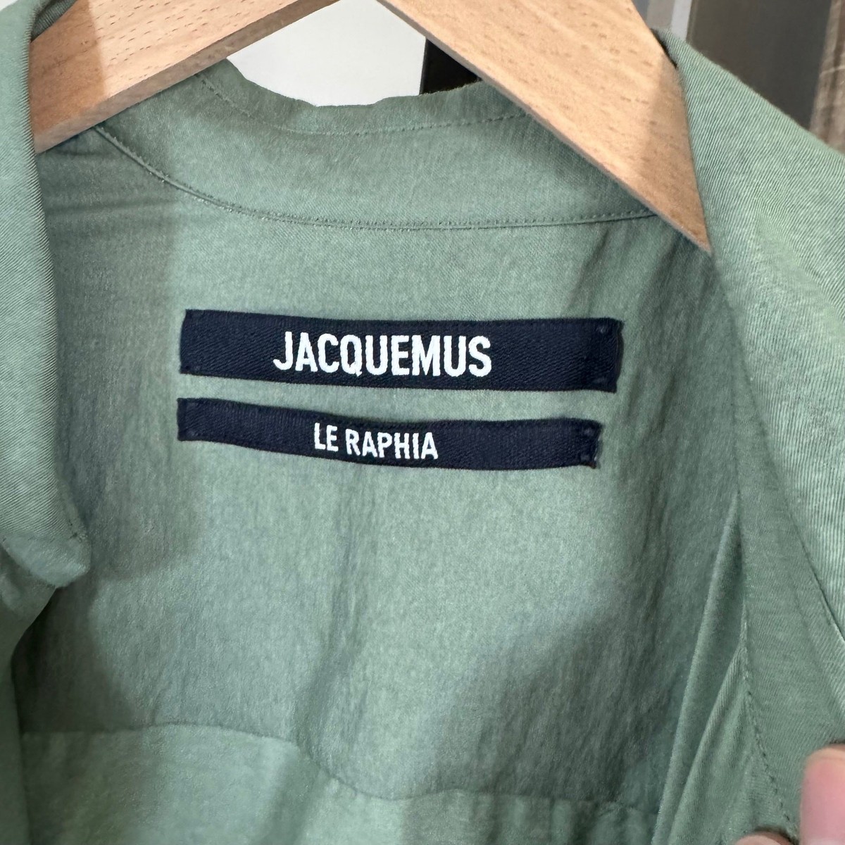 jacquemus bahia dress green Jacquemus La robe Bahia Green Dress - BOPF main image 0