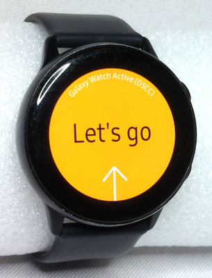 Samsung Galaxy Watch Active SM-R500 40mm Black Smartwatch - Tested