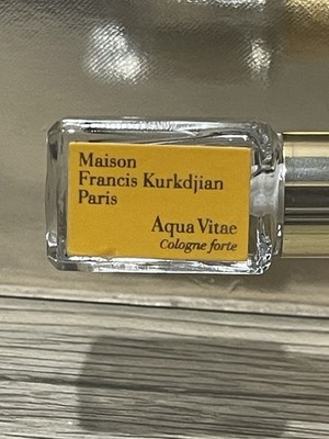 MFK Kurkdjian AQUA VITAE COLOGNE FORTE- 5ml 0.17 fl oz / Travel Spray new
