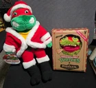 Vintage 1990 Christmas Teenage Mutant Ninja Turtles Raphael Santa Plush Fugglers