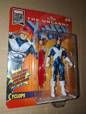 Marvel Legends Retro Cyclops Action Figure X-Men 80th