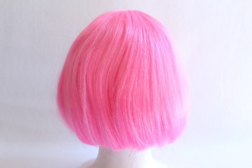 HOT PINK BARBIE WIG synthetic hair short bob COSPLAY anime HALLOWEEN costume - 第 5/7 張圖片