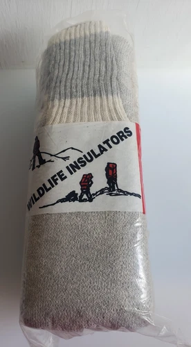 New Old Stock Knee High Cotton Sport Socks 6 pair Wildlife Insulators Fits 10-14