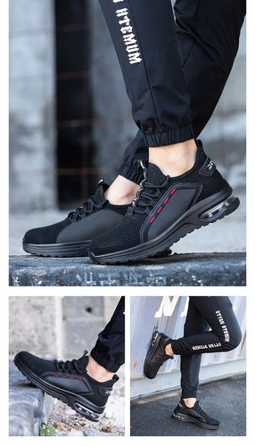Zapatos de trabajo para hombre Zapatos de seguridad 36 a 48 niños Zapatillas de protección Zapatos - Imagen 13 de 21