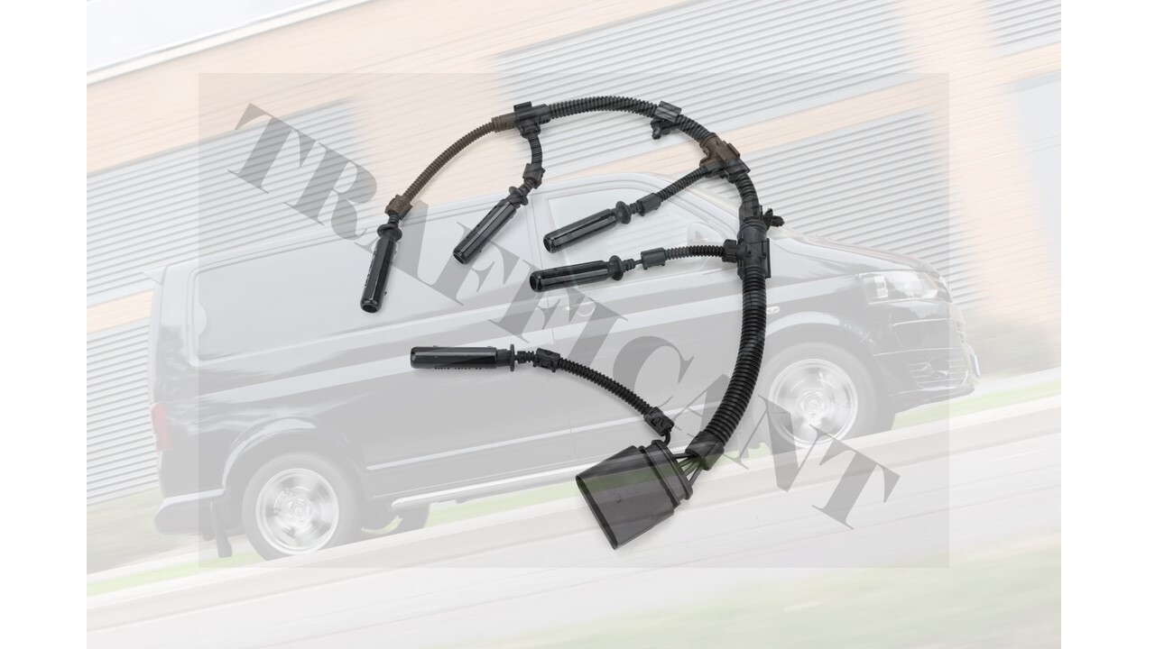 VW Transporter T5 2.5TDI Glow Plug Bridge Wiring Harness 2003-2010    070971277B