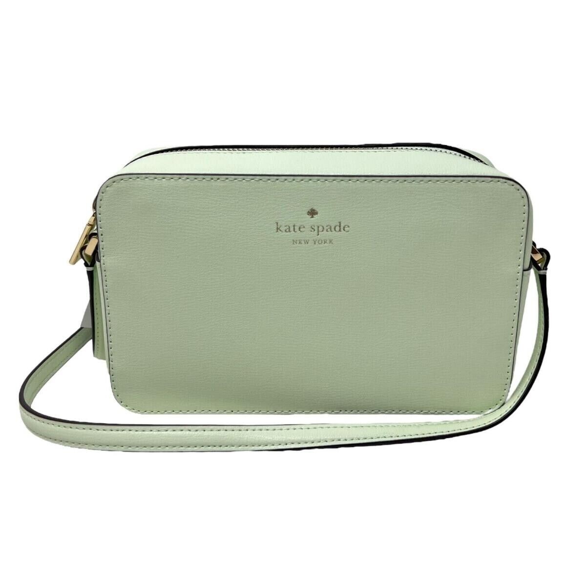 Kate Spade Sienna Mint Green Refined Leather Crossbody Bag KC469