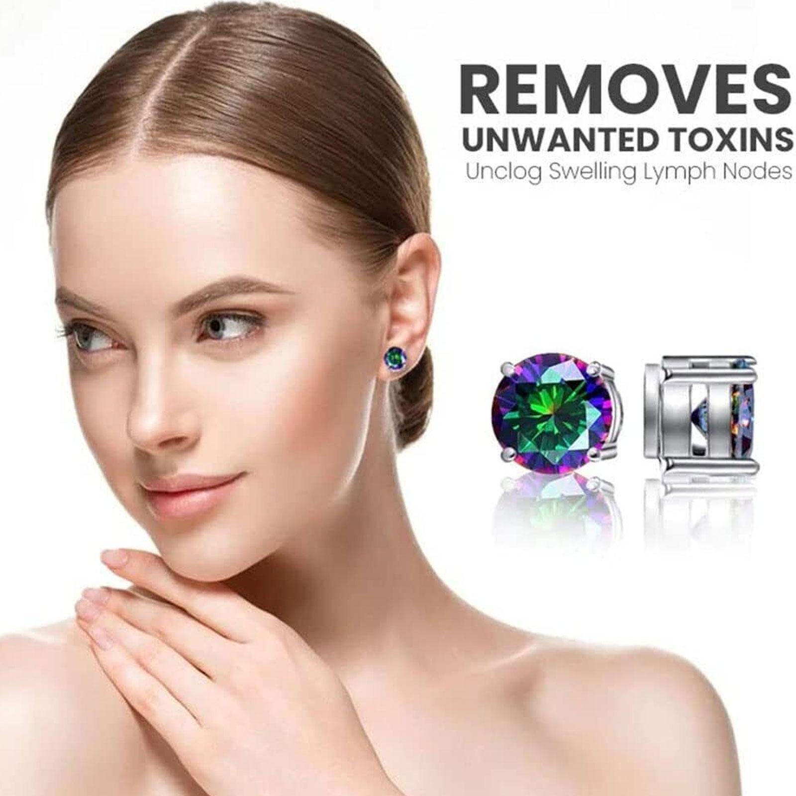 Tourmaline Acupuncture Acupressure Earrings Stud V4P9 eBay