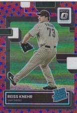 REISS KNEHR /25 OPTIC CHOICE LIBERTY PRIZM REFRACTOR RC PADRES #71 2022 22