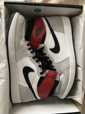 Jordan 1 Light Smoke Grey (Lace Defect) Men s Size 12