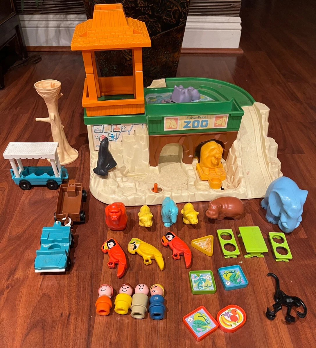 Wildlife park wooden zoo playset outlet