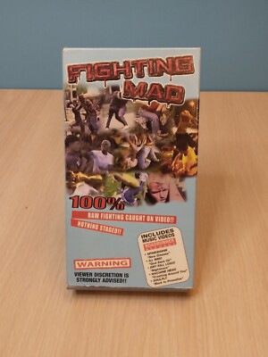 Fighting Mad 2002 VHS Tape Rare