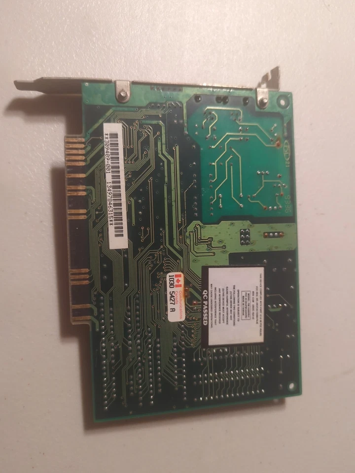 IBM 60G2216 ISA 14.4 INTERNAL MODEM FM-144HVR/1 SM-96(144)HR/1 KB3204-05 - Image 2 of 2