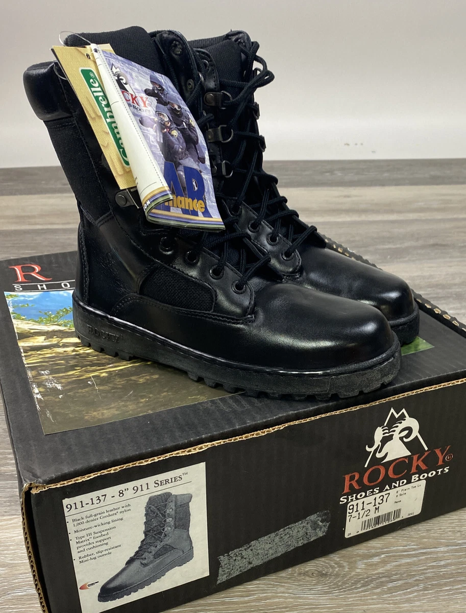 Rocky black tactical boots discount