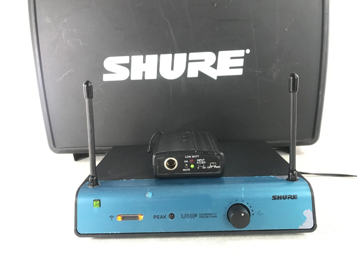 Shure Wireless Microphone System UT4A-TG Receiver & UT1-TG Shure Wireless Microphone System UT4A-TG Receiver & UT1-TG