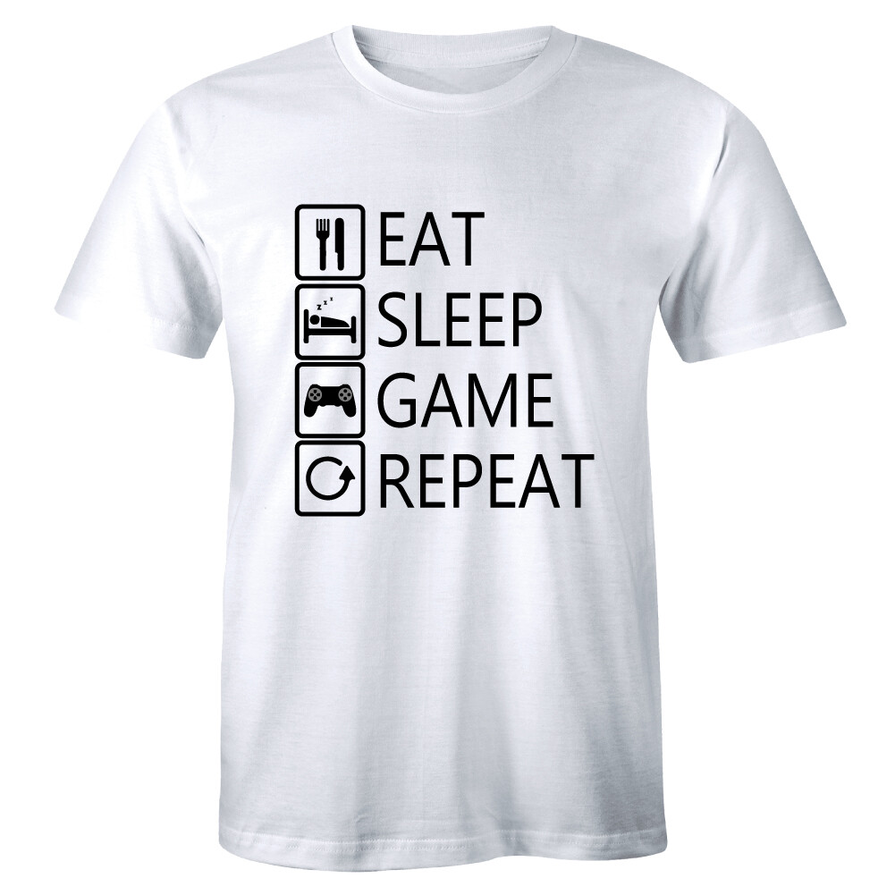Funny Eat Sleep Game Repeat Shirt Funny Eat Sleep Game Repeat Shirt