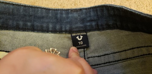 NWT True Religion Boys Blue Jeans, Size 10 - Picture 4 of 4