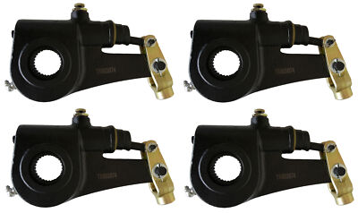 4 x Automatic Slack Adjuster 1.5''x28 Spline 6'' Lever Replaces Meritor R801074