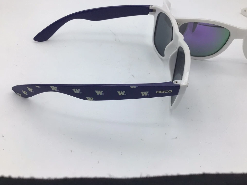 2 pares de gafas de sol Huskies University of Washington blancas tonos UW tintados L2 Foto 3 de 4