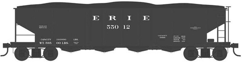 Tolva de sujeción Bowser 43004 escala HO Erie RR 4 bahías #55012 | Zustand: New