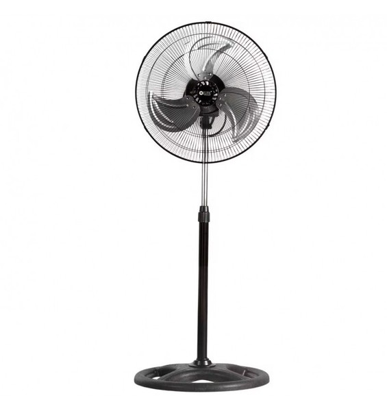 Ventilador de pie 18" pulgadas metálico aspa giratorio 3 velocidades silencioso