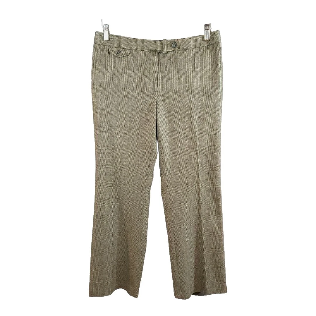 Pantalones a Cuadros Brooks Brothers Lana para Mujeres