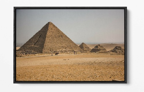 PAISAJE PIRÁMIDES DE GIZA EGIPTO - IMPRESIÓN ARTÍSTICA EN LIENZO EFECTO FLOTANTE - FOTOGRAFÍA - Imagen 5 de 12
