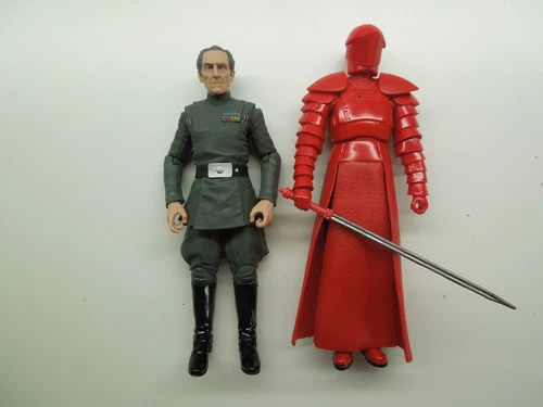 2 Star Wars Black Series 6" Figs Grand Moff Tarkin and Elite Praetorian Guard