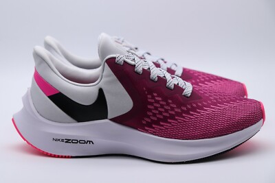 NIKE ZOOM WINFLO 6 LAUFSCHUHE TRUE BERRY SCHWARZ AQ8228-602 DAMEN UK2,5