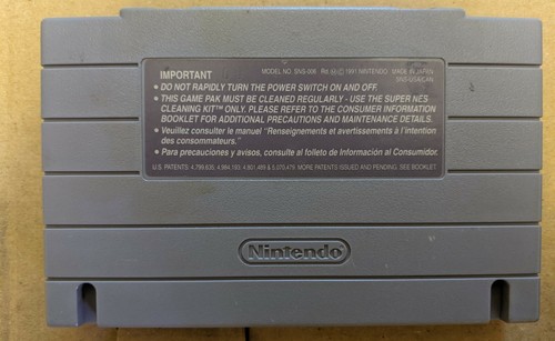 Super Play Action Football - Super Nintendo Game - 1992- Tested 100% Authentic - Picture 2 of 3