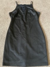 Guess Los Angeles Black Cocktail Party Dress Junior Size 12 Excellent Condition