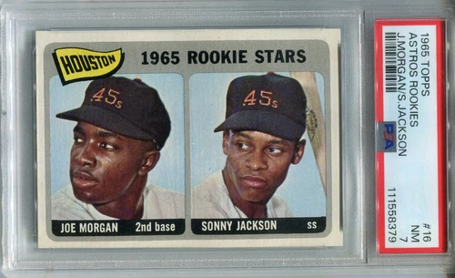 1965 Topps #16 Joe Morgan Rookie PSA 7 NM Houston Colt 45s