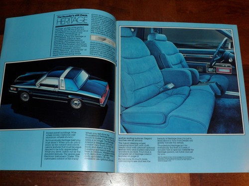 Original 1981 Ford Thunderbird T-Bird New Car Dealer Sales Brochure - Picture 3 of 8