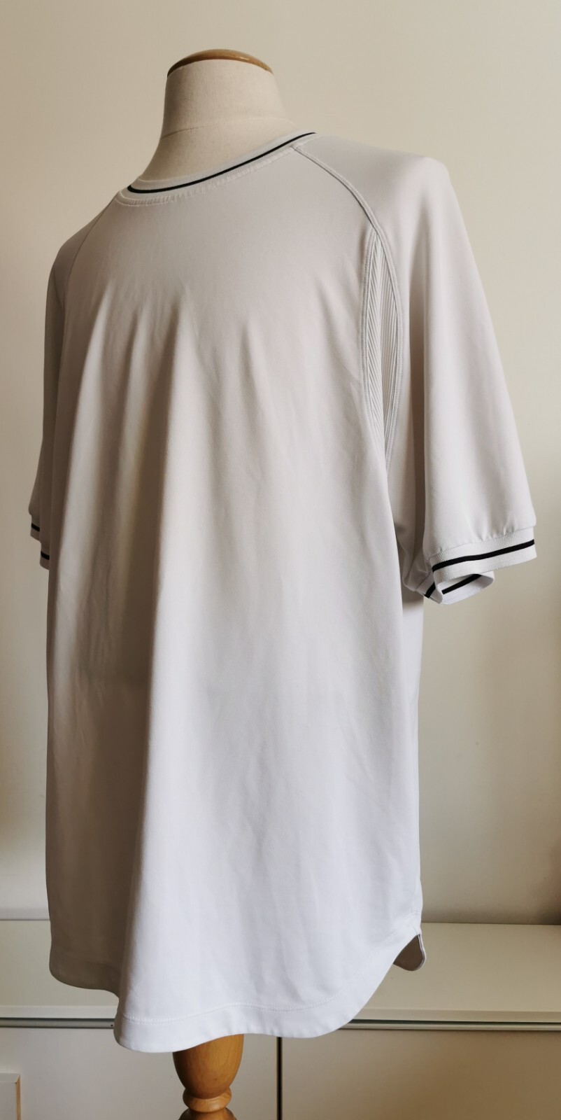 T shirt da uomo bianca nera Fila Sport taglia UK XL