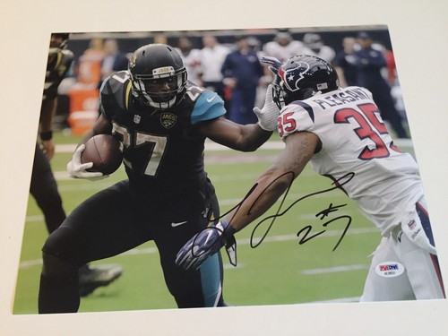 Leonard Fournette handsigniertes signed 11 x 14 Foto - Jaguars - PSA Zeuge
