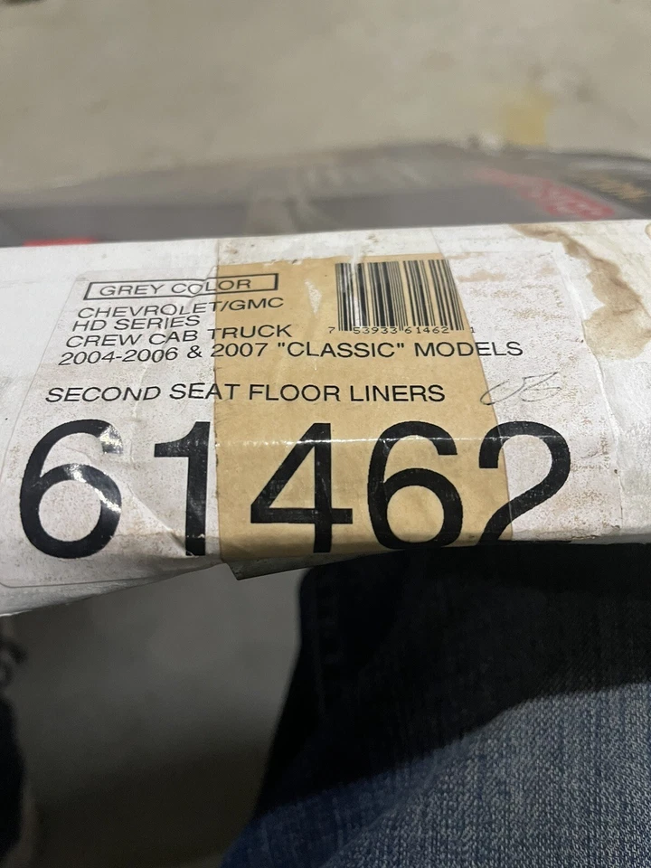 Alfombrillas Husky forros para 04-06 Chevy/GMC 1500/2500/3500 doble - segunda fila - gris Foto 2 de 3