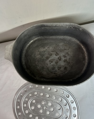 Vintage Royalty Nasco Roaster, Roasting Pan Dutch Oven Aluminum Heavy Duty Korea - Picture 7 of 10
