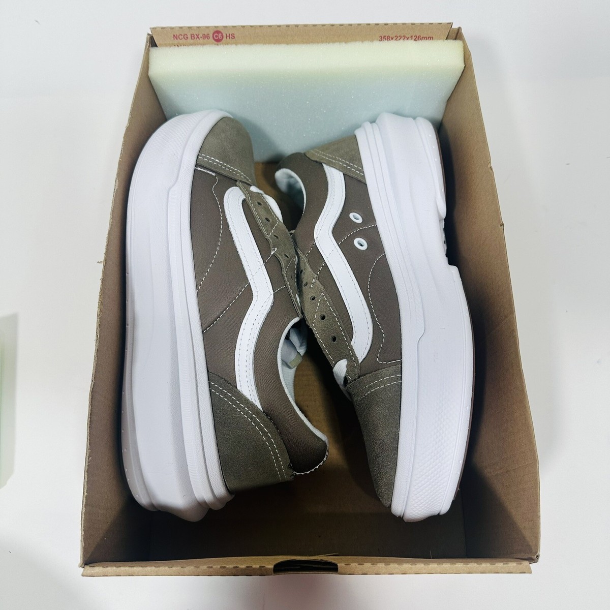 NIB Vans ComfyCush Old Skool Overt CC Sneaker Shoe Walnut Brown M