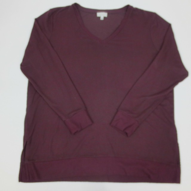 lucky brand v neck tunic sweater