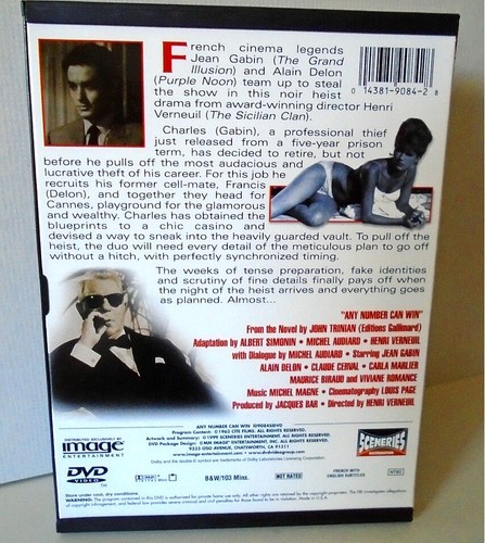 Rare Oop Any Number Can Win Melodie En Sons Sol Jean Gabin Alain Delon Ebay