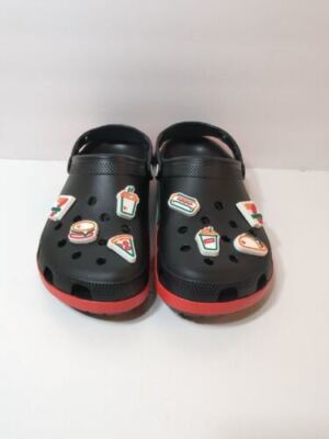 7-Eleven x Crocs Exclusive 7-11 Black Classic Clog Men\'s Size 12 s-l400.jpg main image 4